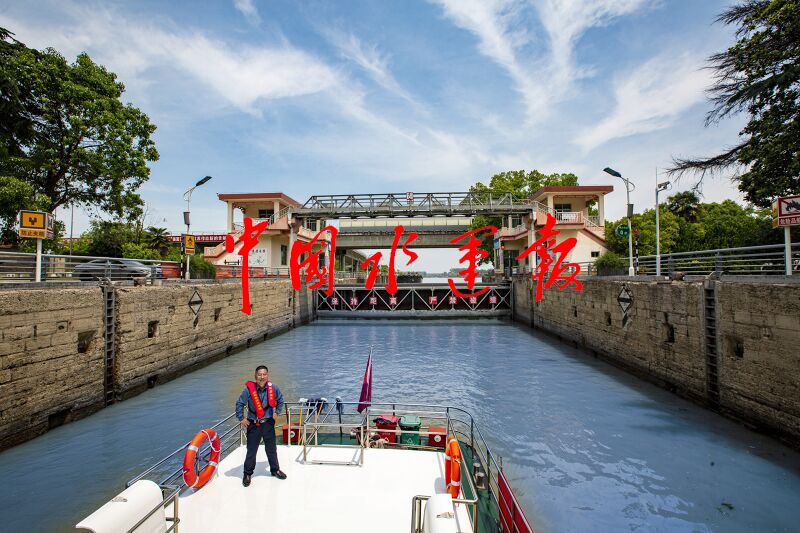 扬州市高邮市高邮湖运河风光